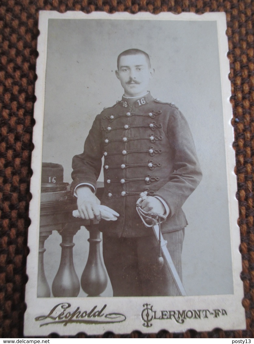 CDV  Militaire Du 16 ème Régiment D'Artillerie - Photo Léopold, CLERMONT-FERRAND  TBE - Krieg, Militär