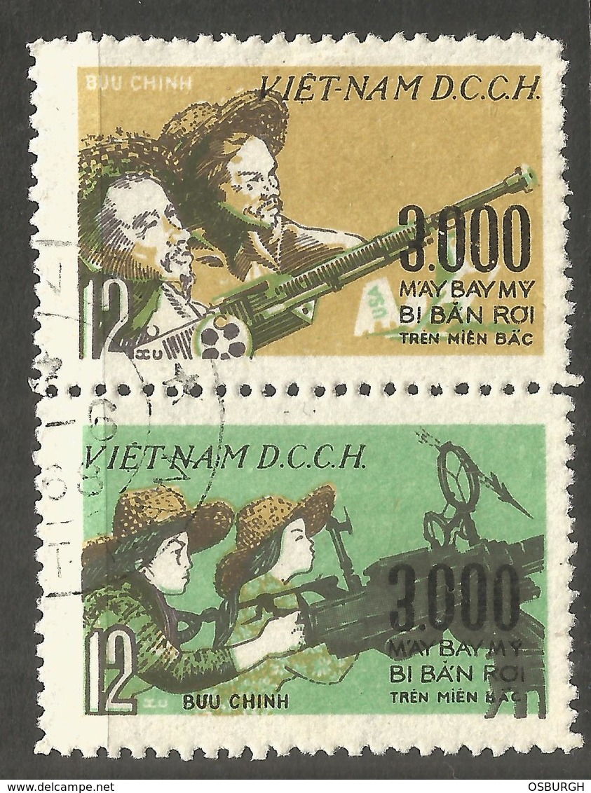 NORTH VIETNAM. TIEN MIEN BAC. 3,000 USED PAIR - Vietnam