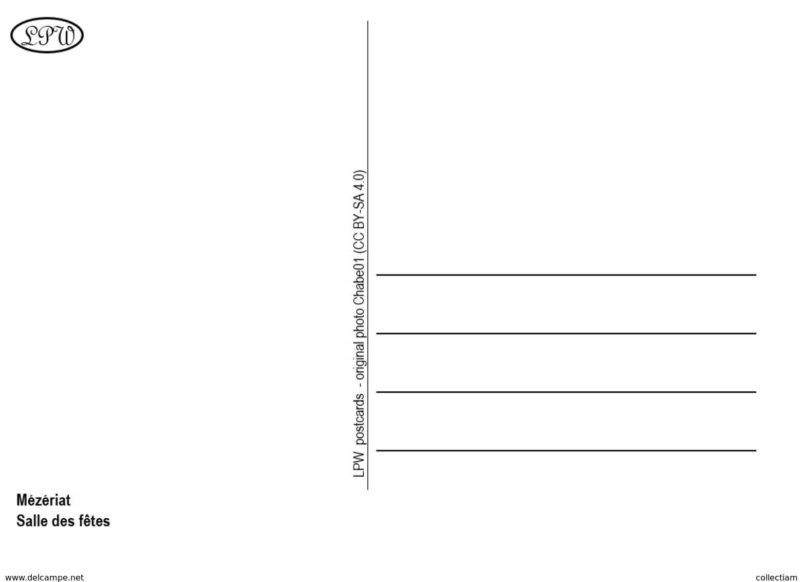 MEZERIAT - Salle Des Fêtes - Zonder Classificatie