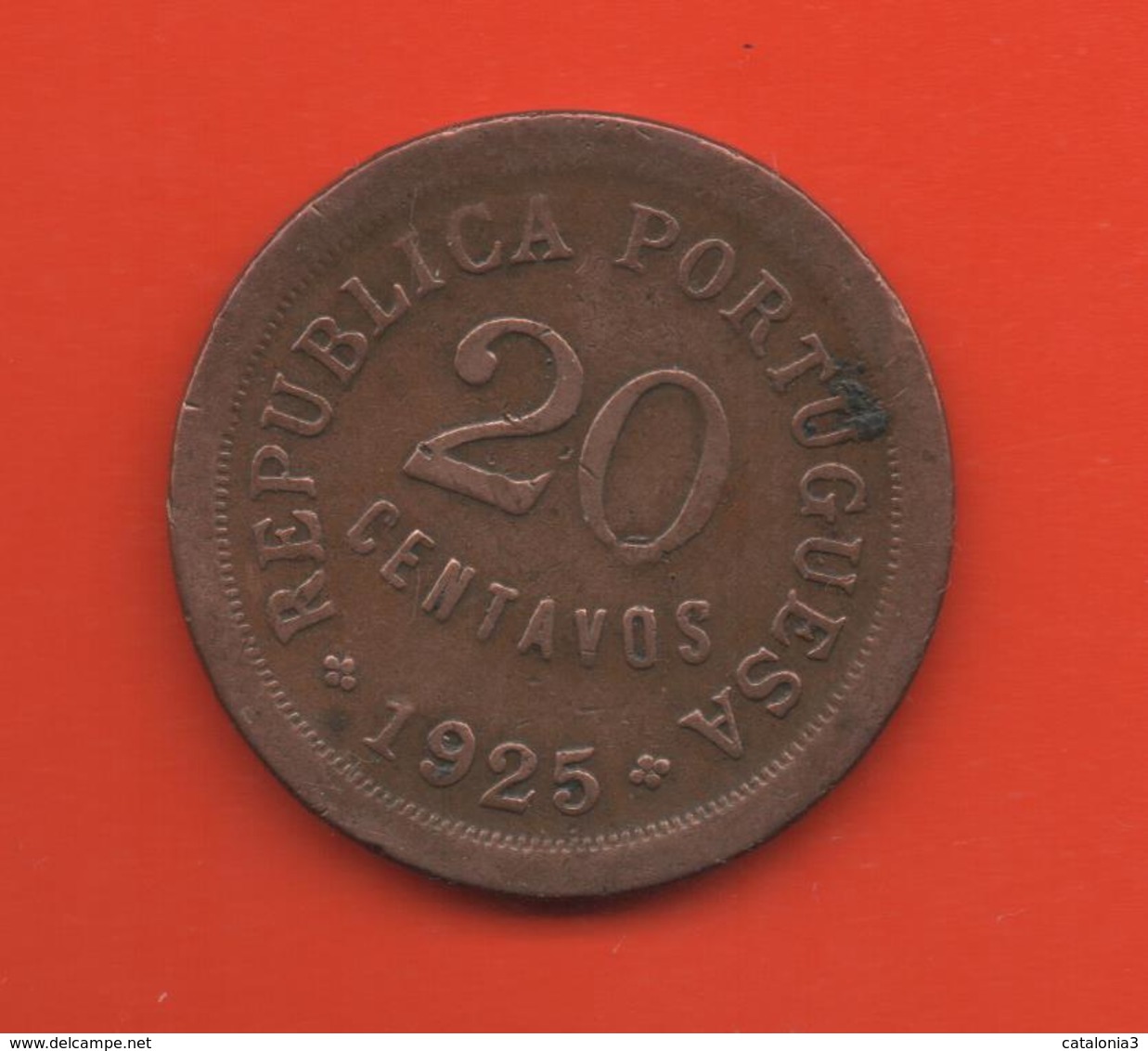 PORTUGAL - 20 CENTAVOS 1925 - Portugal