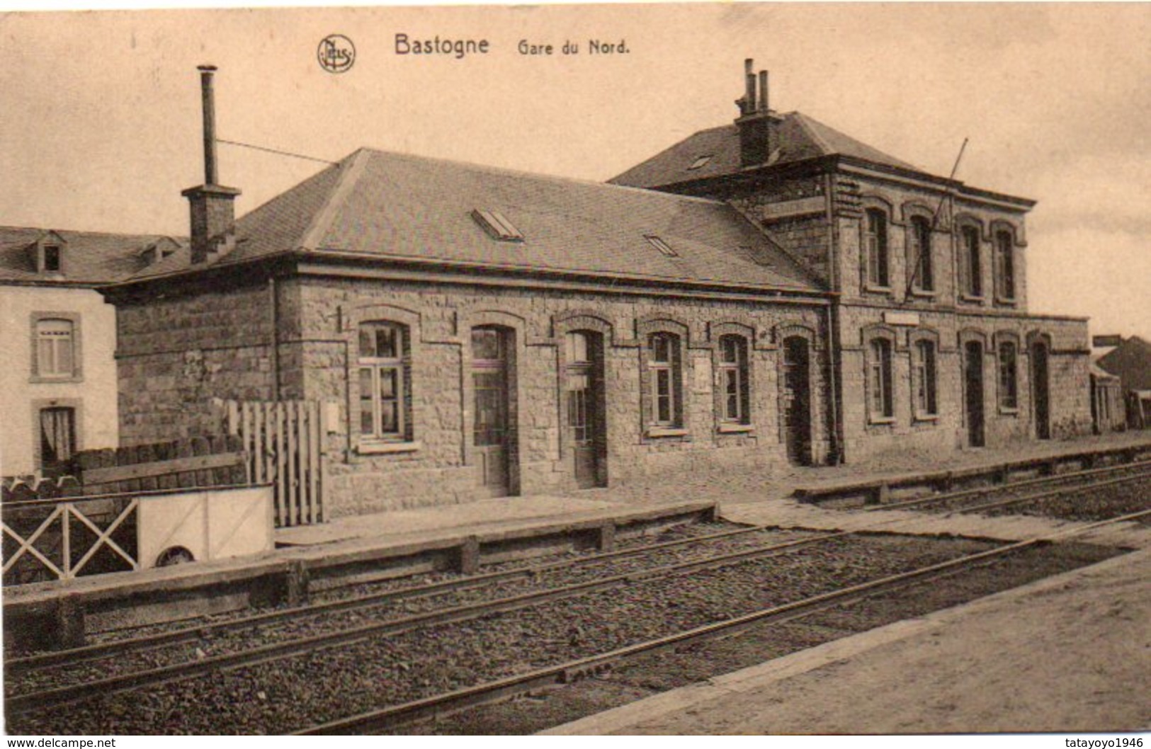 Bastogne  Gare Du Nord Circulé En 1928 - Bastogne