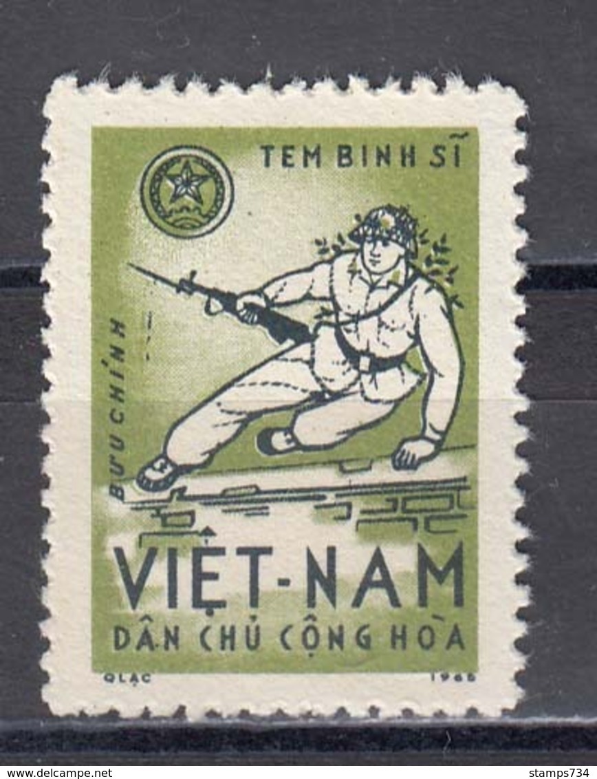 Vietnam Nord 1965 - Portofreiheitsmarke Mi-Nr. 10, MNH** - Vietnam