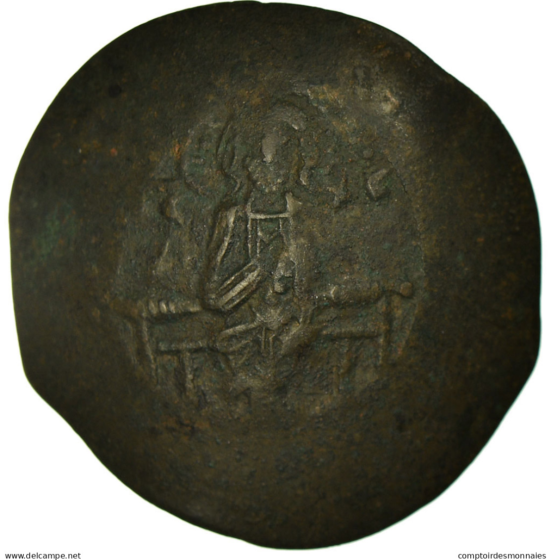 Monnaie, Manuel I Comnène, Aspron Trachy, 1143-1180, Constantinople, TTB - Byzantines
