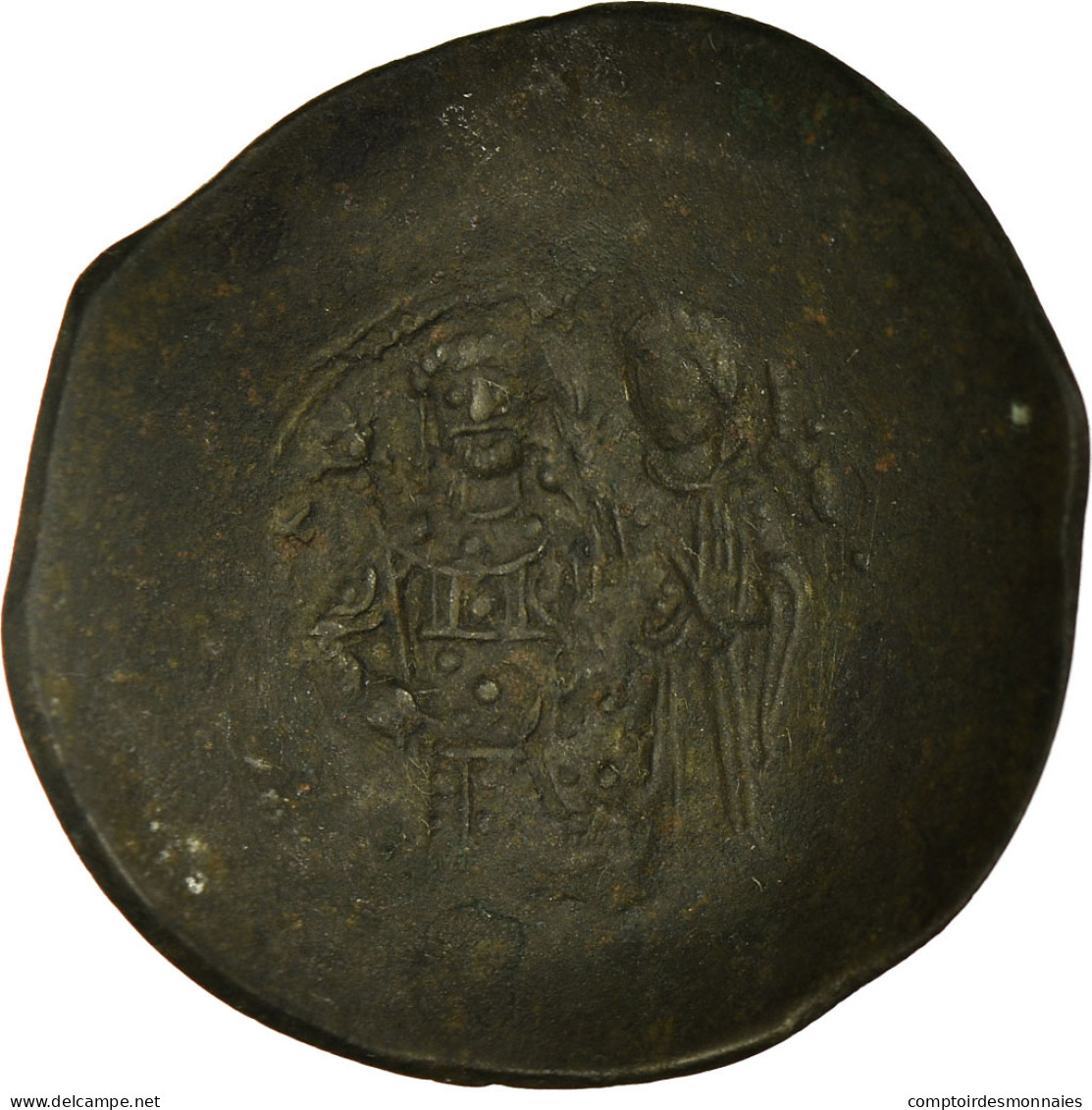 Monnaie, Manuel I Comnène, Aspron Trachy, 1143-1180, Constantinople, TTB - Byzantines