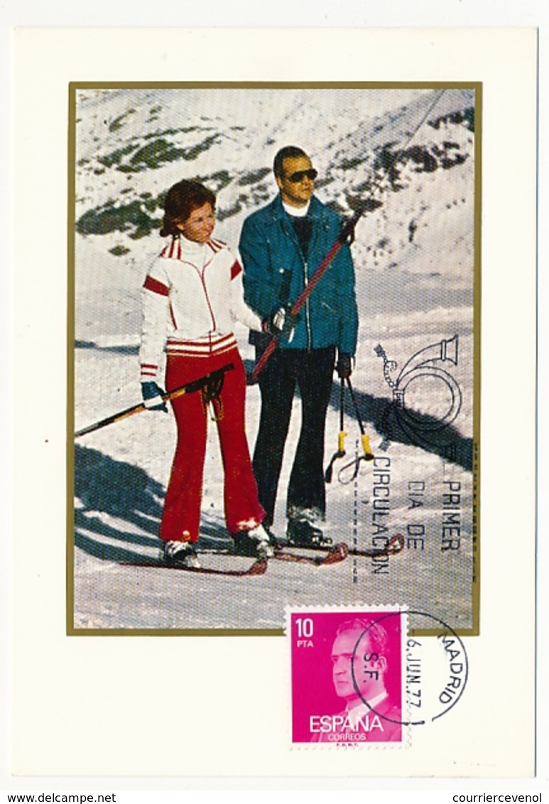 ESPAGNE - 10 cartes maximum - Juan Carlos 1er - 1976 / 1977