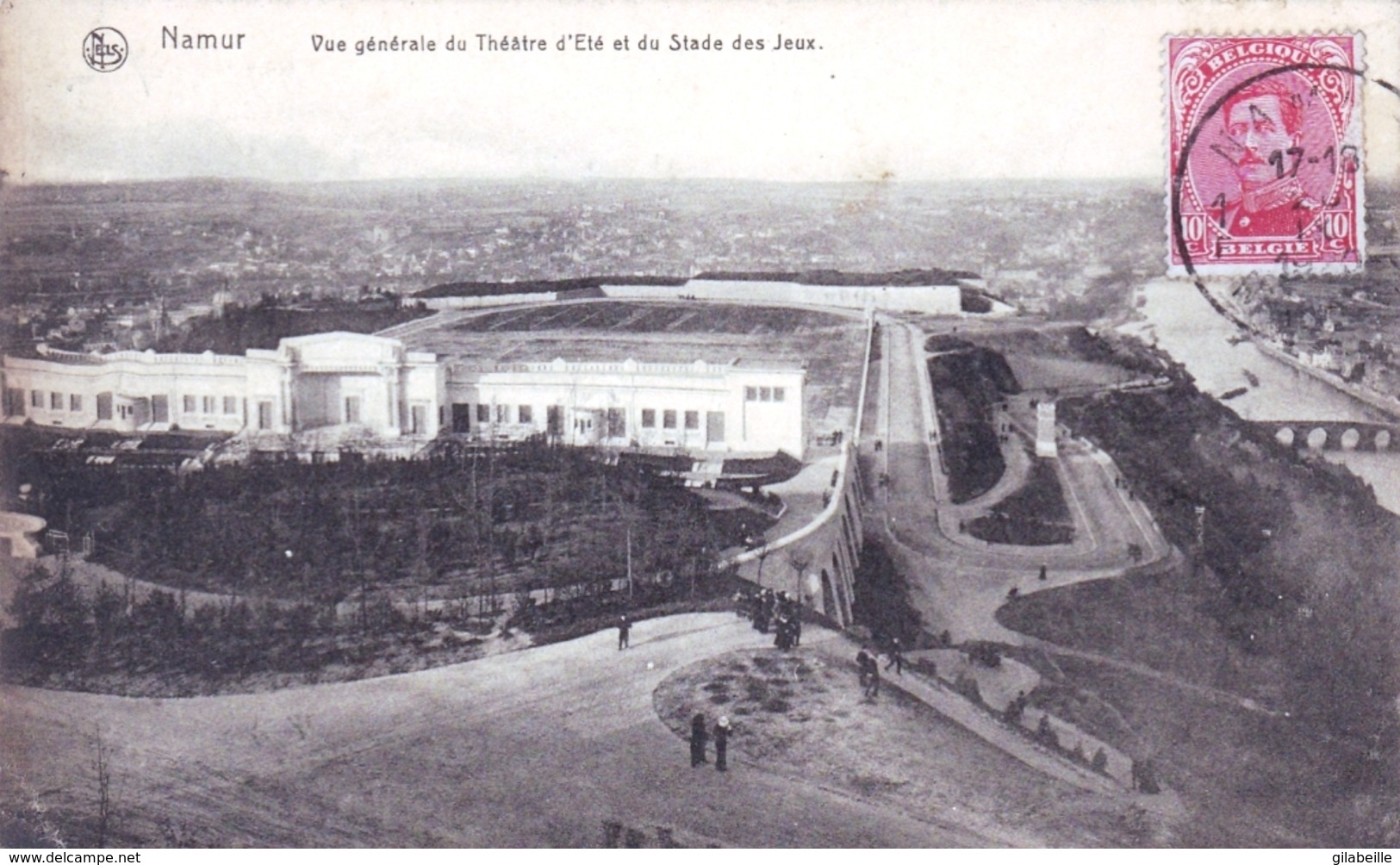 NAMUR - Vue Generale Du Theatre D été Et Du Stade Des Jeux - 1920 - Namen