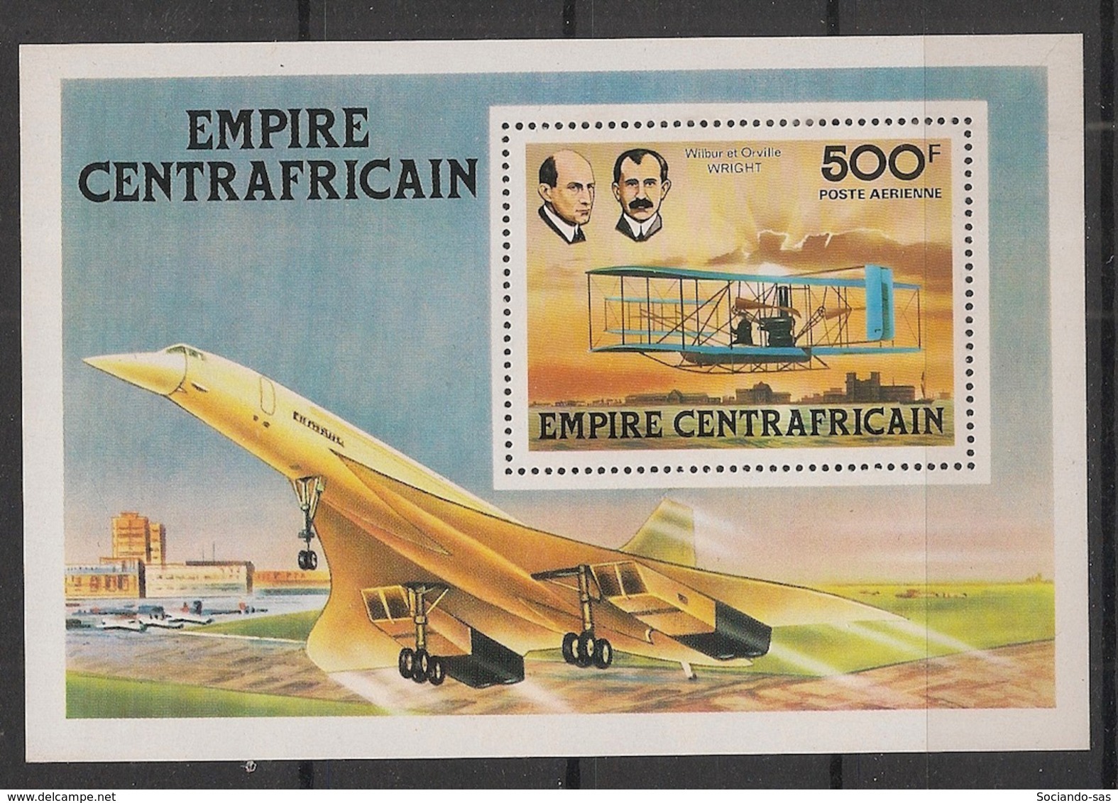 Centrafricaine - 1978 - Bloc Feuillet BF N°Yv. 25 - Concorde - Neuf Luxe ** / MNH / Postfrisch - Centrafricaine (République)