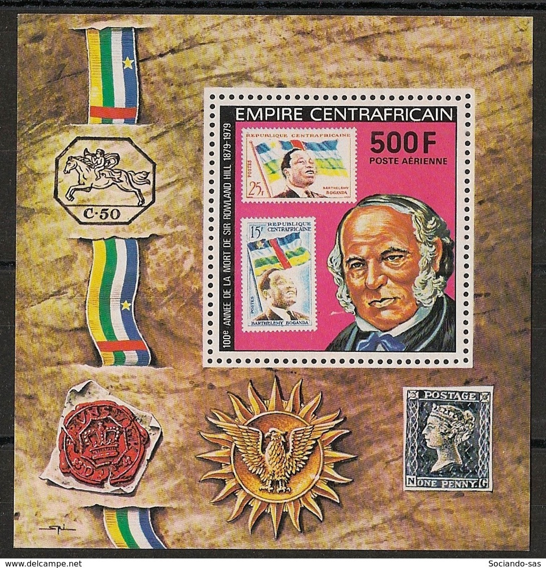 Centrafricaine - 1978 - Bloc Feuillet BF N°Yv. 28 - Sir Rowland Hill - Neuf Luxe ** / MNH / Postfrisch - Central African Republic