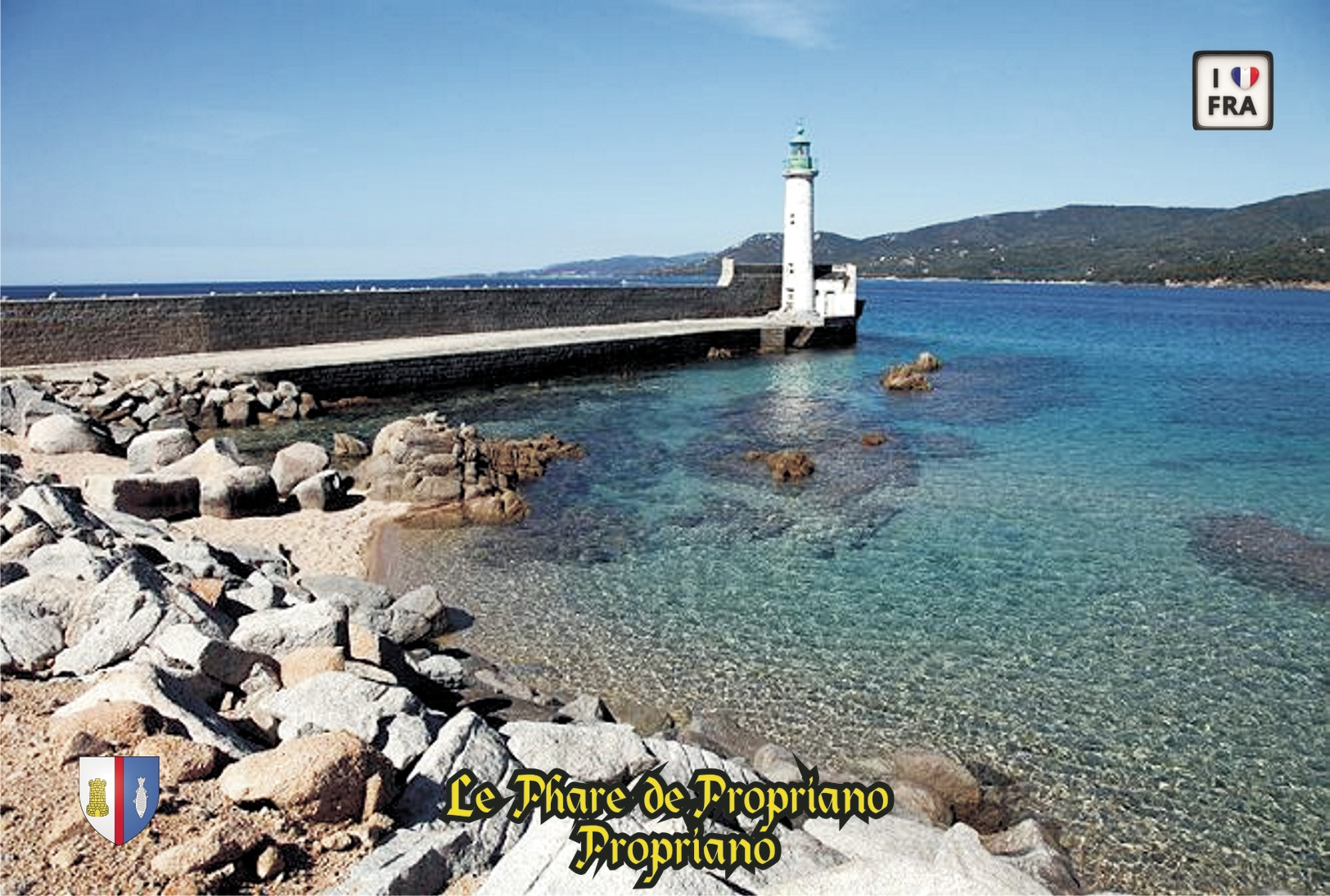 Set 6 Cartes Postales, Phares, Lighthouses Of Europe, France, Propriano, Le Phare De Propriano - Fari