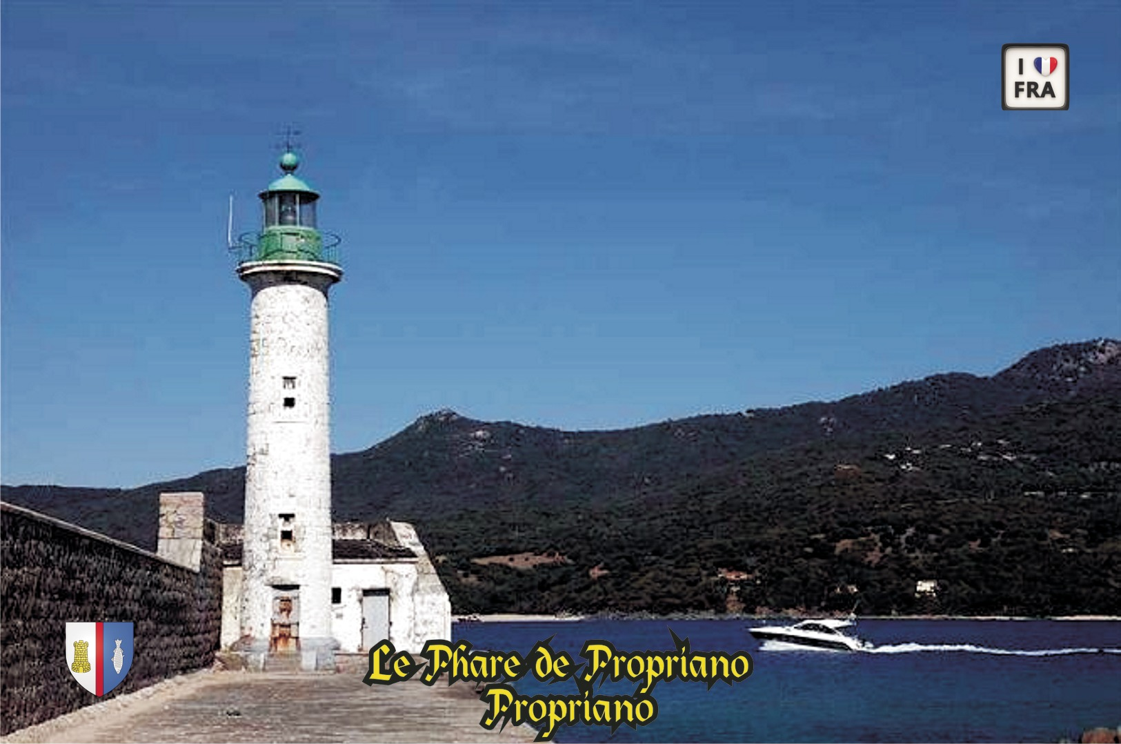 Set 6 Cartes Postales, Phares, Lighthouses Of Europe, France, Propriano, Le Phare De Propriano - Fari