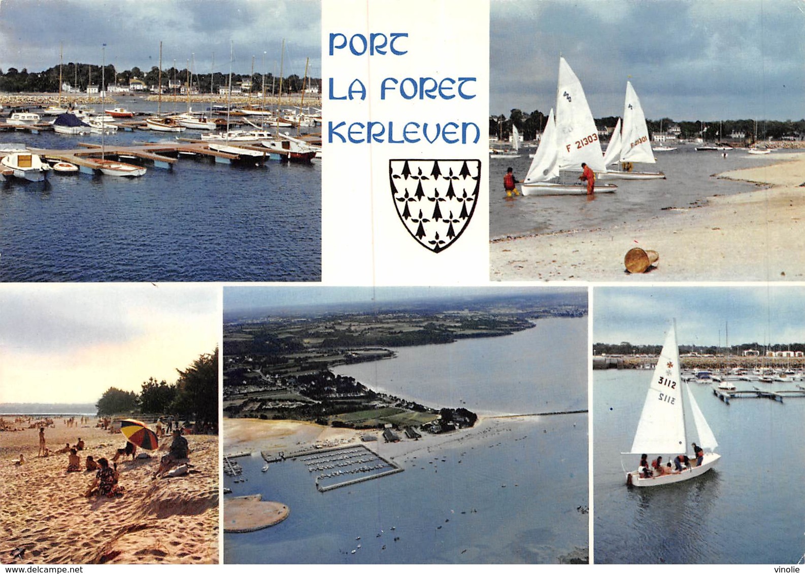 1T19-GB-729 : KERLEVEN. PORT LA FORET - Autres & Non Classés