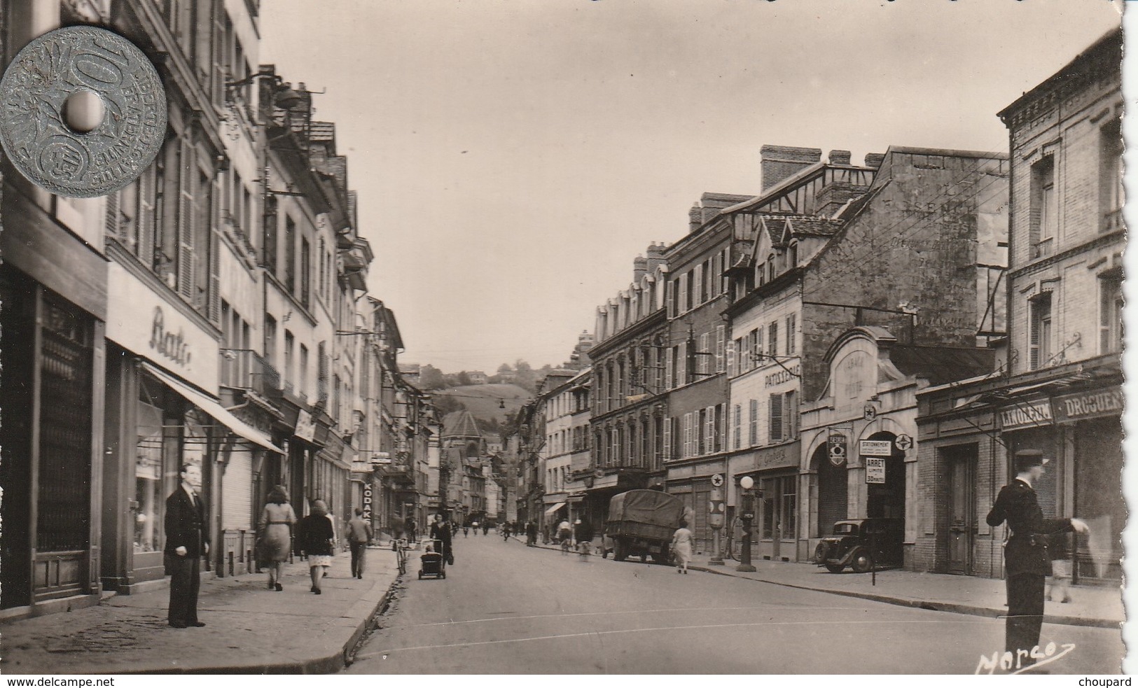 76 - Carte Postale Semi Moderne Dentelée De   ELBEUF   Rue De La République - Elbeuf