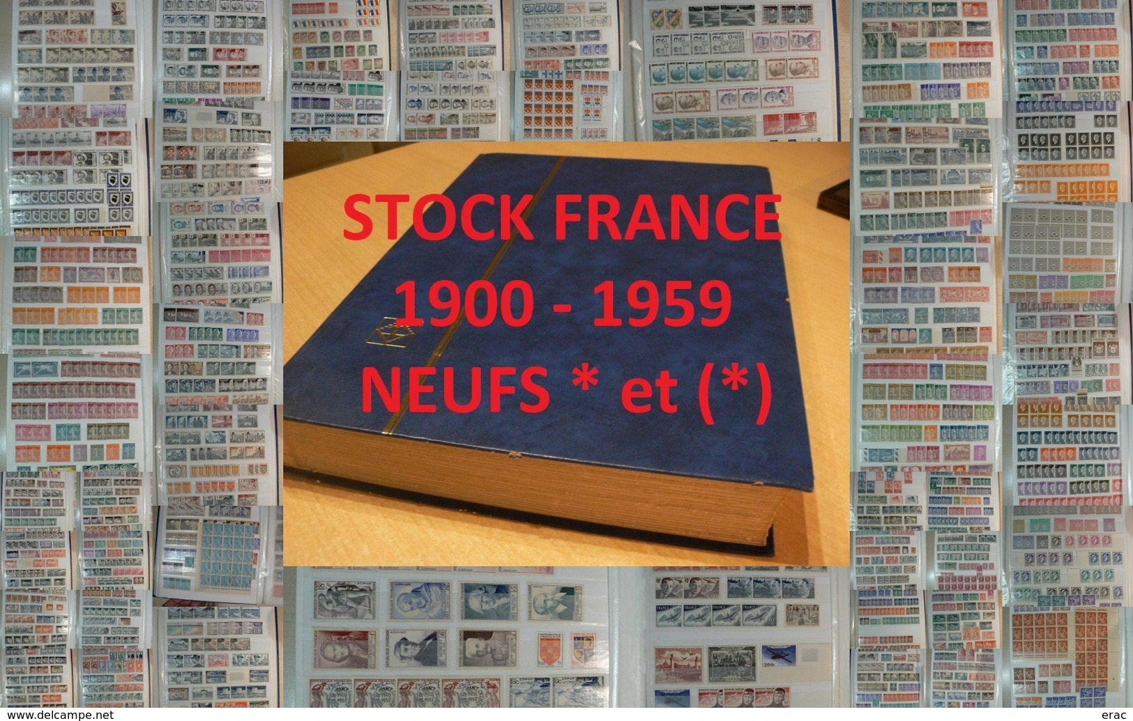 France - 1900 à 1959 - Stock De Timbres Neufs * Et (*) - Départ 1 Euro !!! - Sammlungen (im Alben)