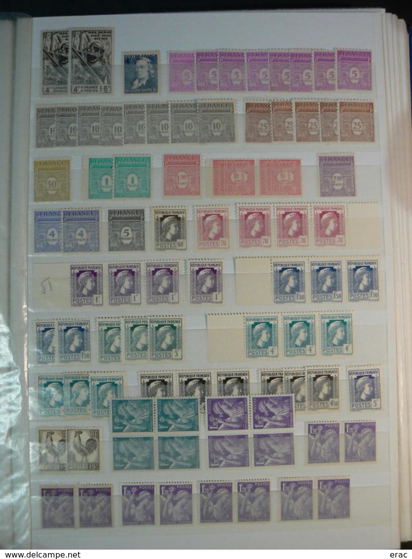 France - 1900 à 1959 - Stock de timbres neufs * et (*) - Départ 1 euro !!!