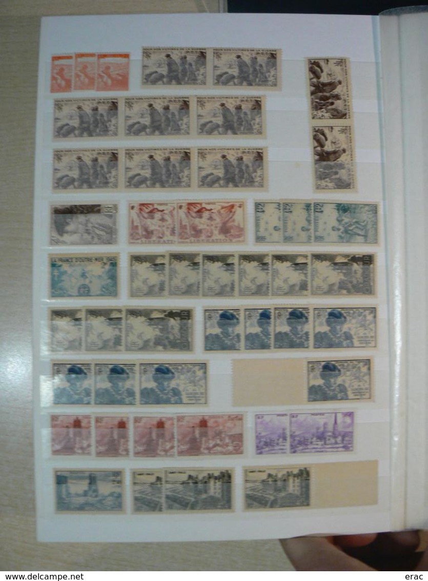 France - 1900 à 1959 - Stock de timbres neufs * et (*) - Départ 1 euro !!!