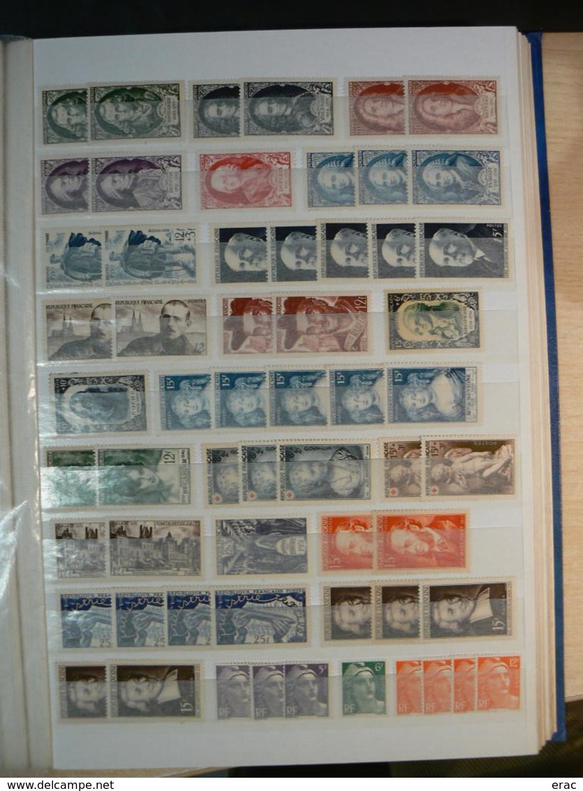 France - 1900 à 1959 - Stock de timbres neufs * et (*) - Départ 1 euro !!!