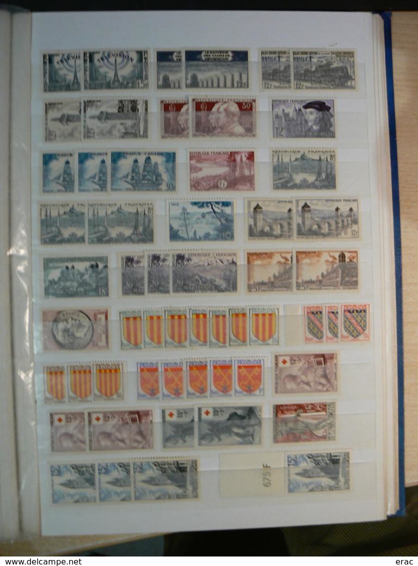 France - 1900 à 1959 - Stock de timbres neufs * et (*) - Départ 1 euro !!!