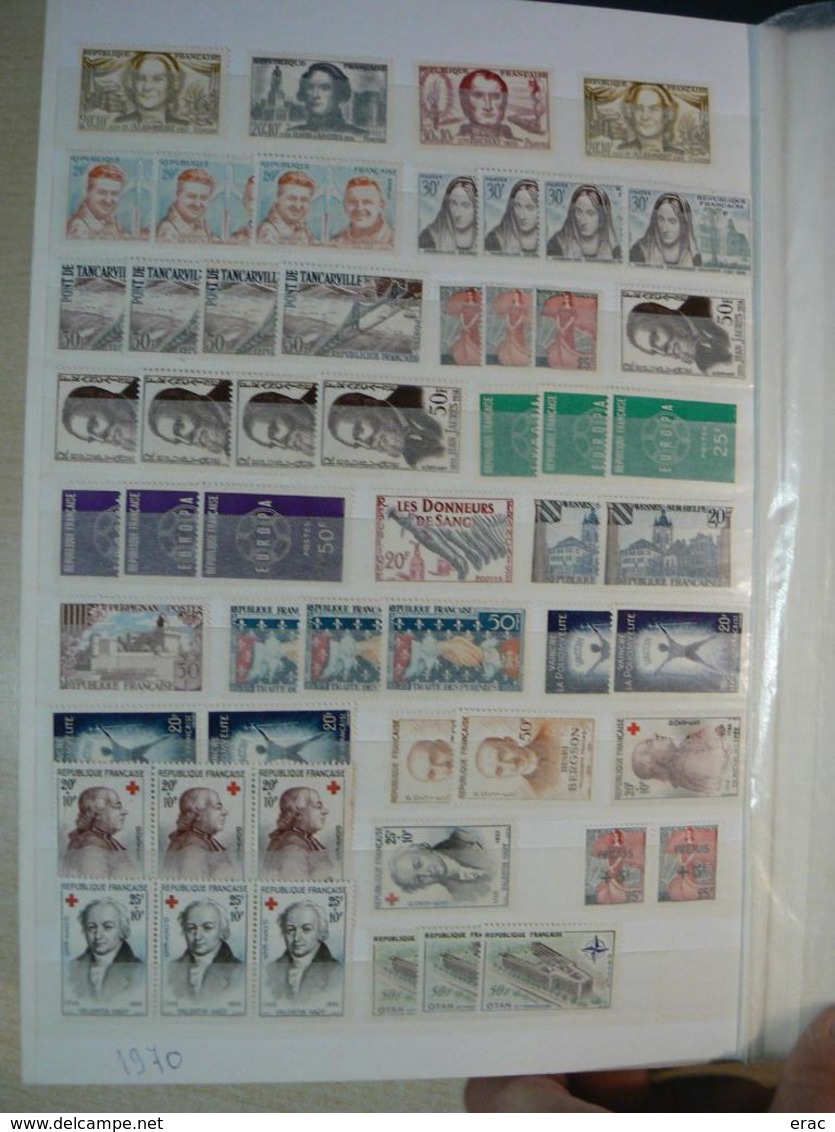 France - 1900 à 1959 - Stock de timbres neufs * et (*) - Départ 1 euro !!!