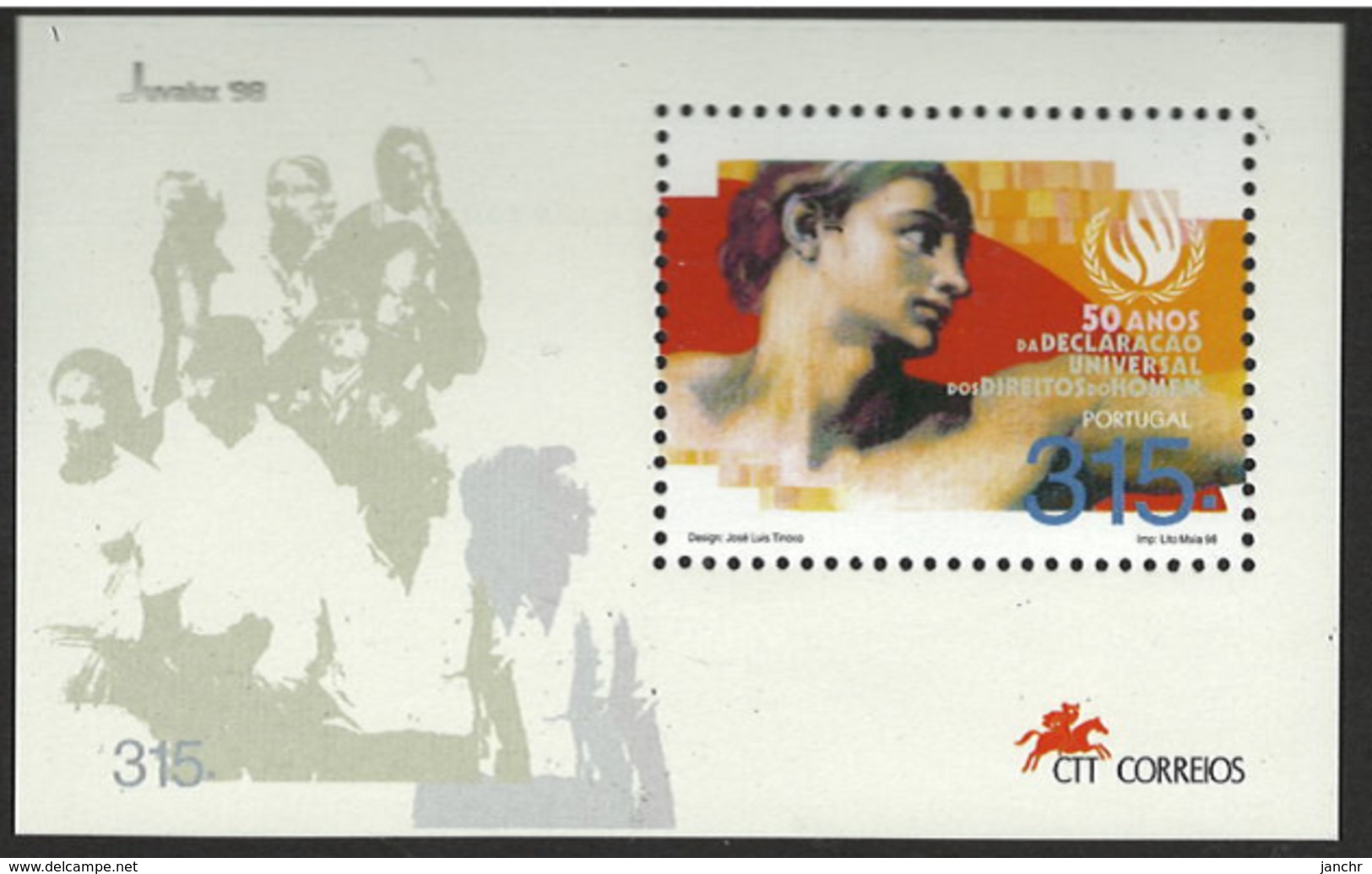 Portugal 1998. Mi Block 139 Postfrisch **, MNH - Blocks & Kleinbögen