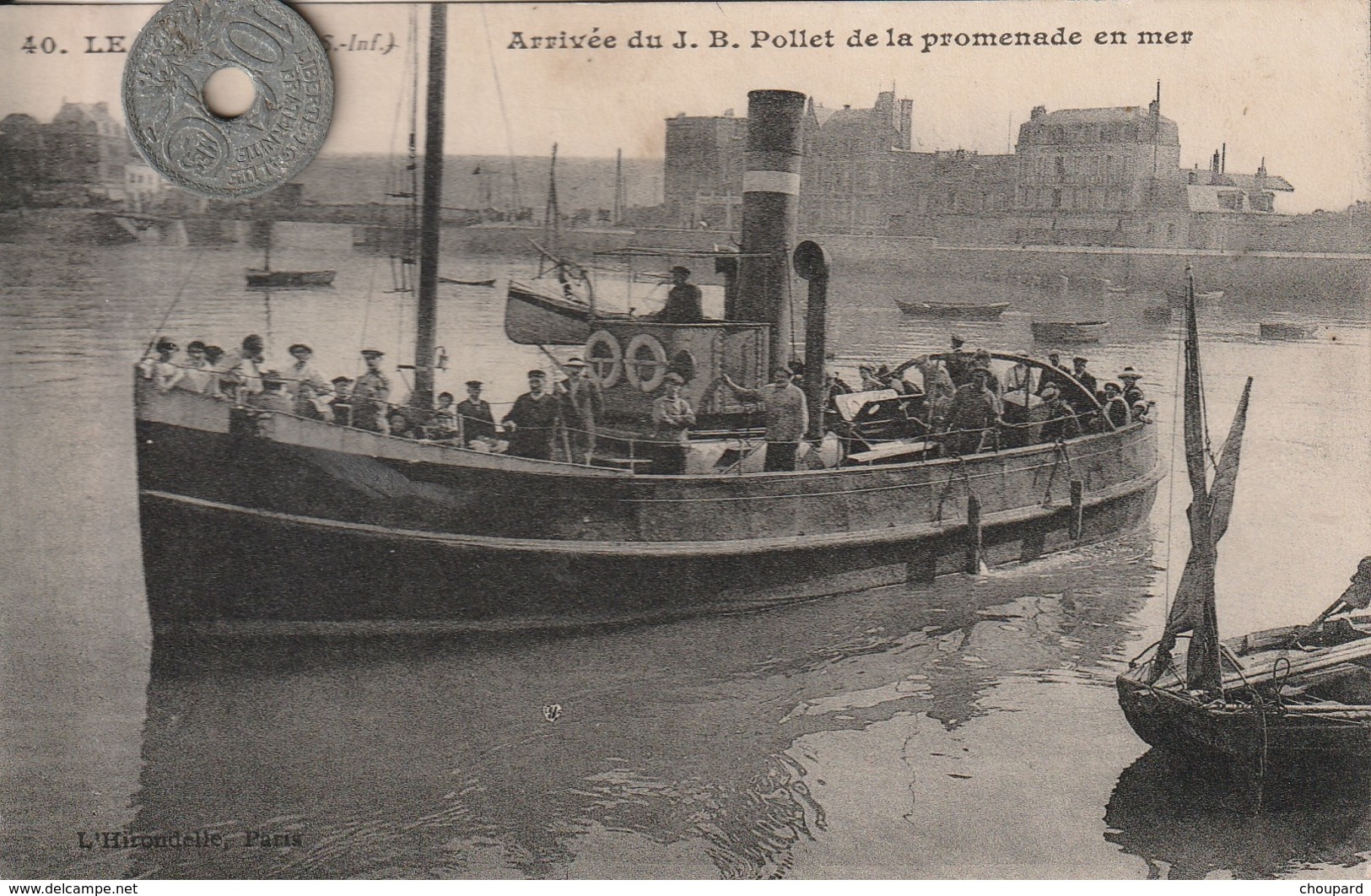 76 - Carte Postale Ancienne De  LE TREPORT   Arrivée Du J.B. Pollet  De La Promenade En Mer - Le Treport