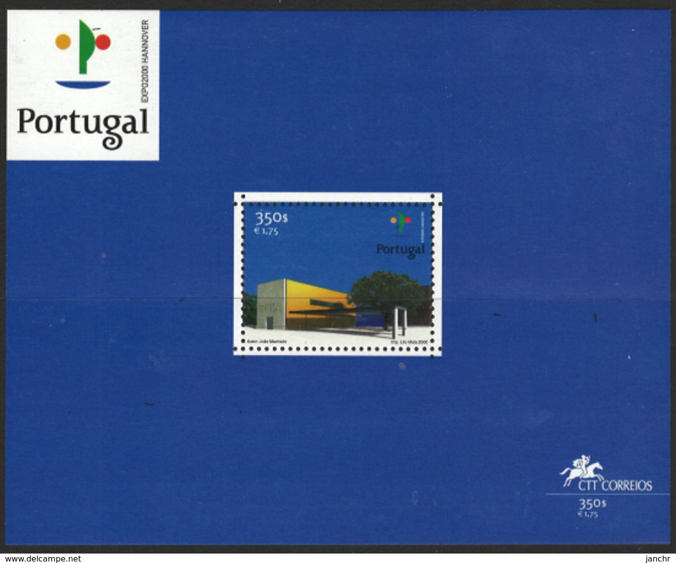 Portugal 2000. Mi Block 162 Postfrisch **, MNH - Blocks & Kleinbögen