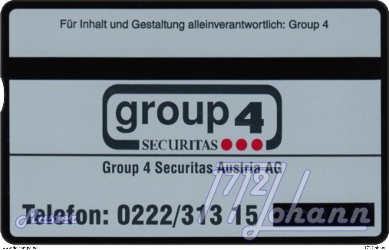 TWK Österreich Privat: "Securitas - Group 4" Gebr. - Oesterreich