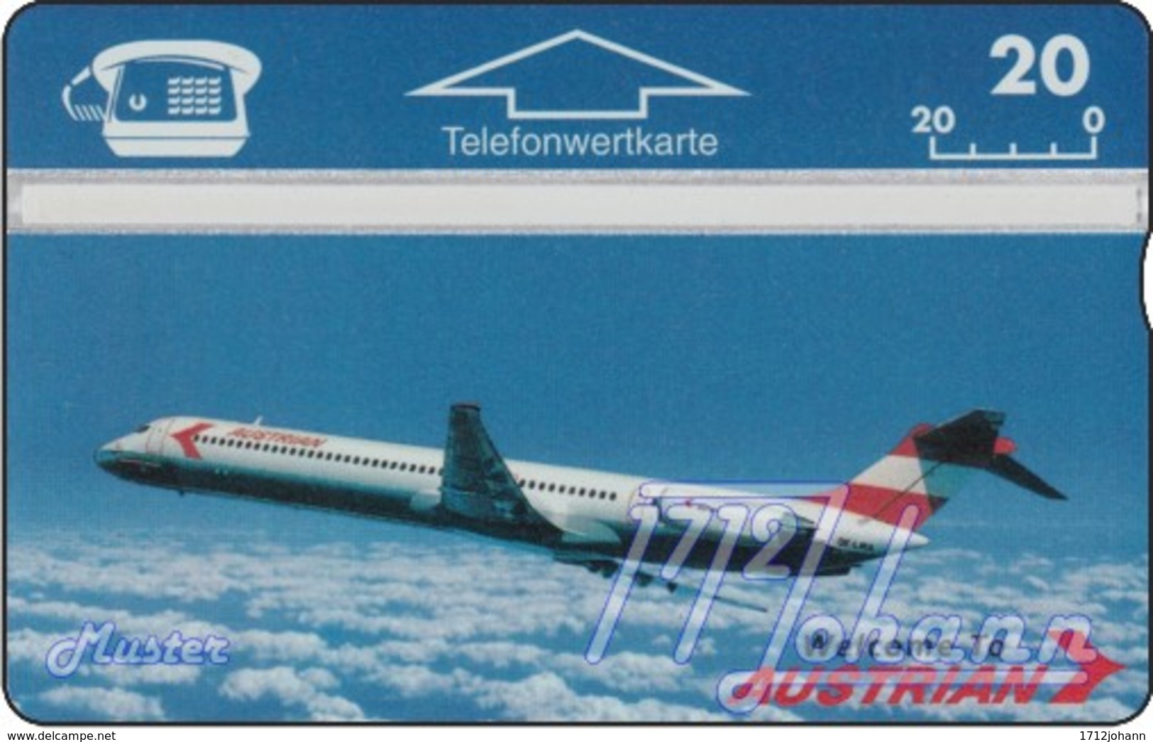 TWK Österreich Privat: "AUA - DC9" Gebr. - Oesterreich