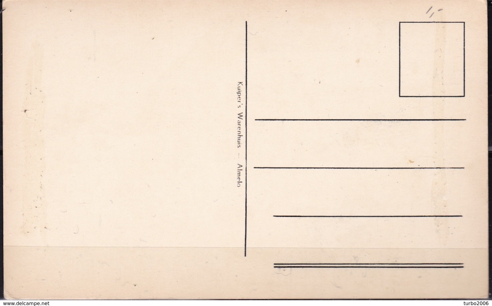 Ca. 1950 Almelo Het Verkeershuis Z/w Blanco - Almelo