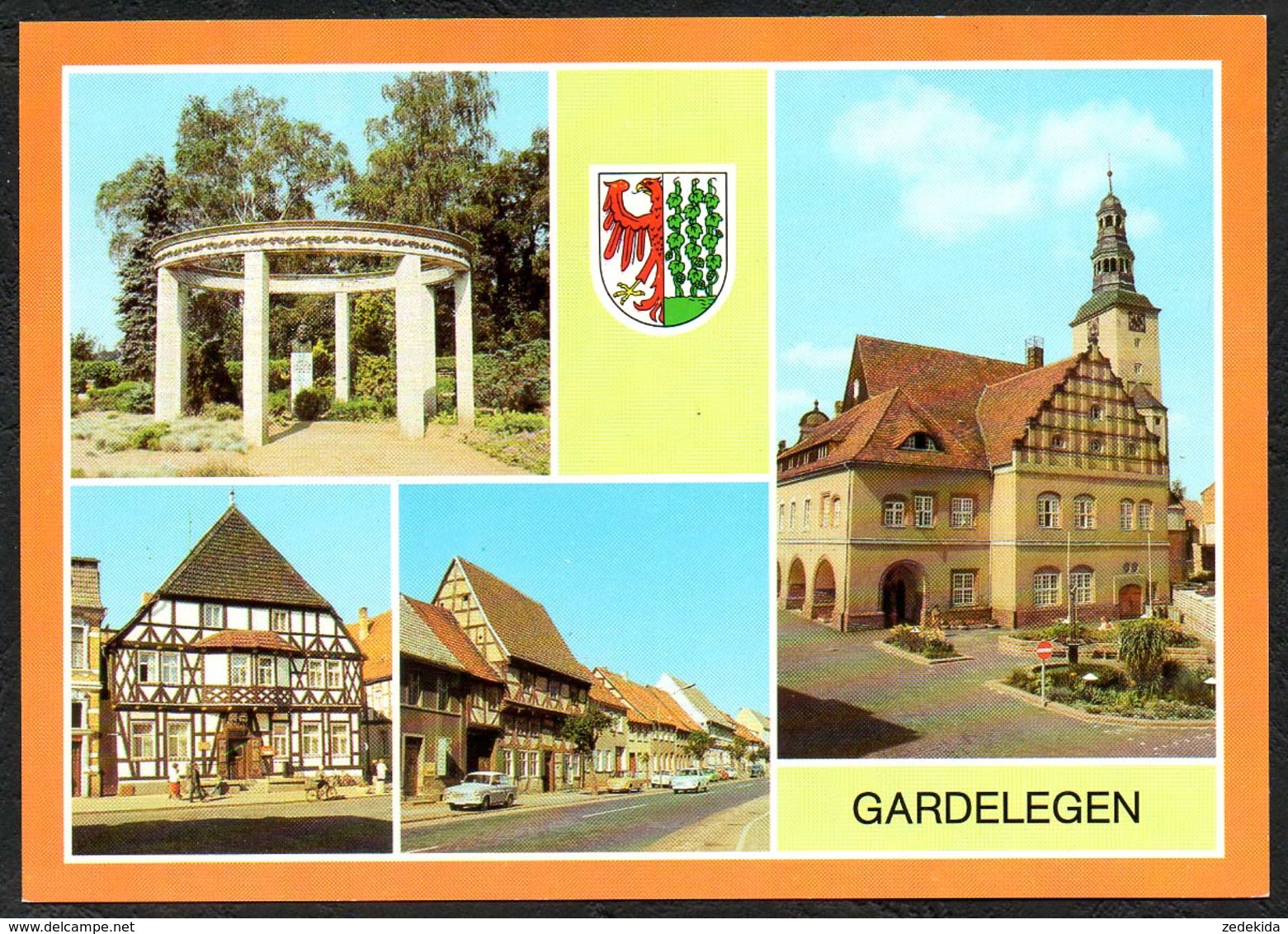 D3354 - TOP Gardelegen Rathaus HO Gaststätte Deutsches Haus - Verlag Bild Und Heimat Reichenbach - Gardelegen