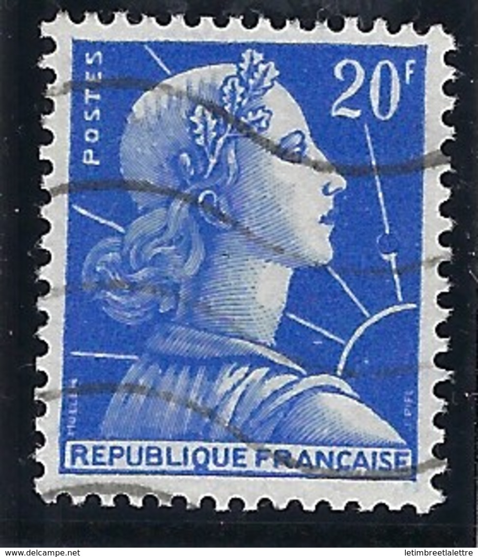 France - Thématique Marianne De Muller - N° 1011B Oblitéré - TTB - Variété -> Anneau De Lune - Unused Stamps