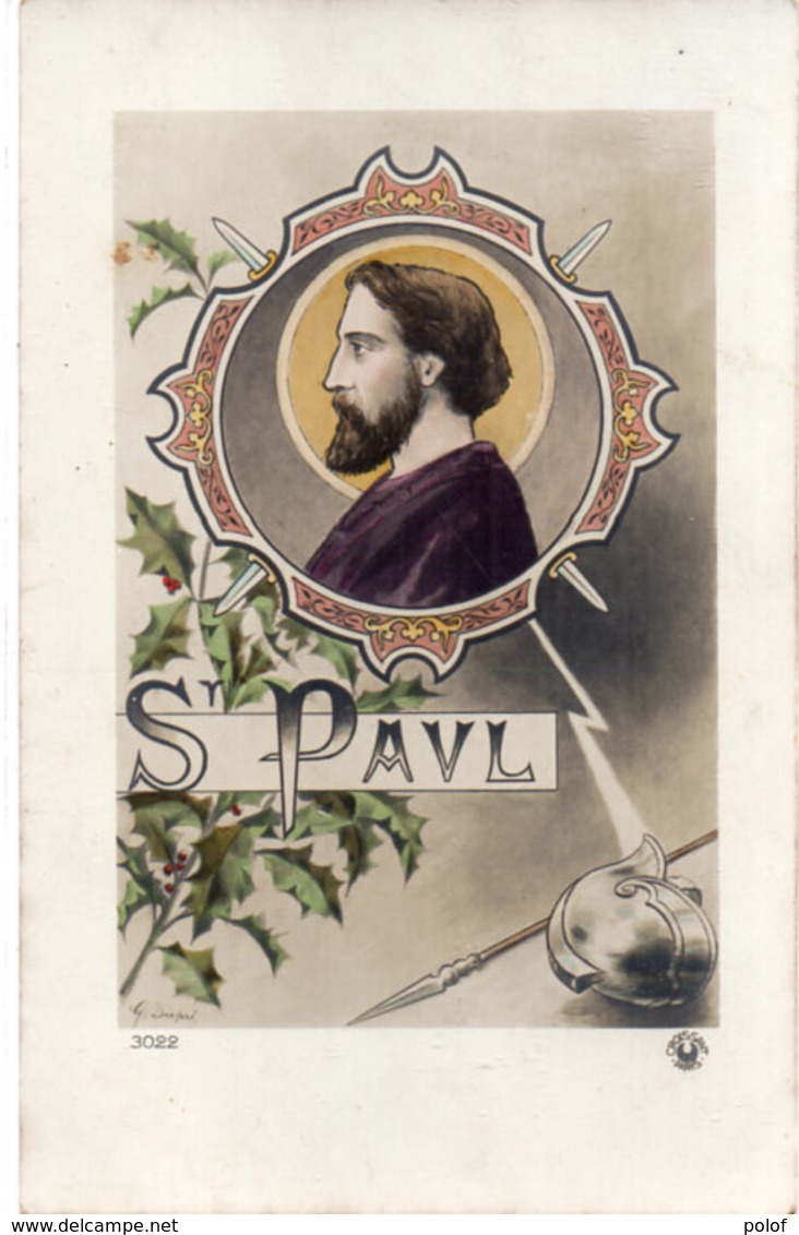 Saint PAUL - Illustration De G. Dupré  (2679 ASO) - Prénoms