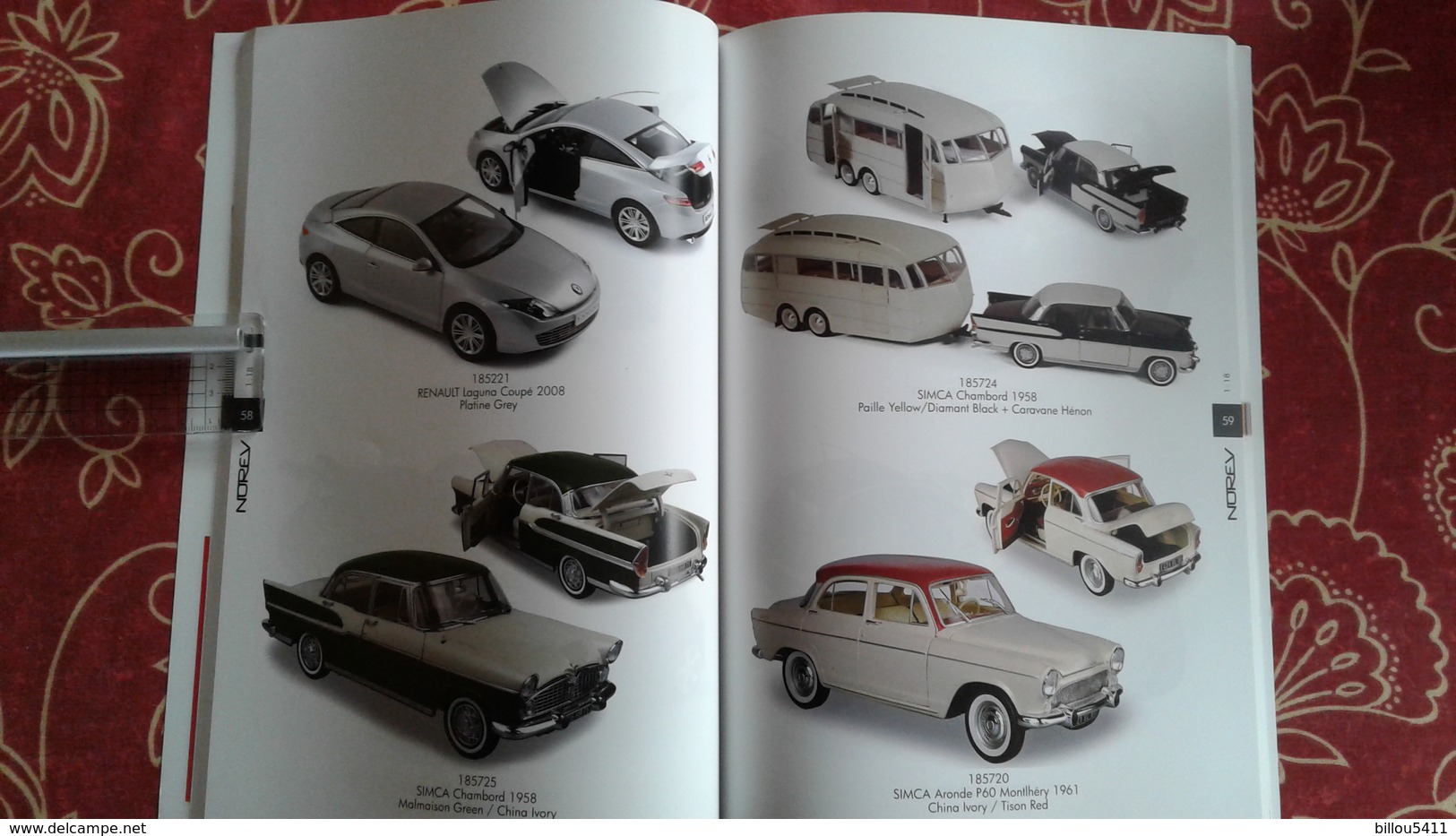 Catalogue NOREV 2011 :Fiat 500 ;Mercedes S600 ; Peugeot 205 GTI; Renault 5 (16) Alpine ;Citroen C3 ; Porsche 911 ; Etc - Catalogues & Prospectus