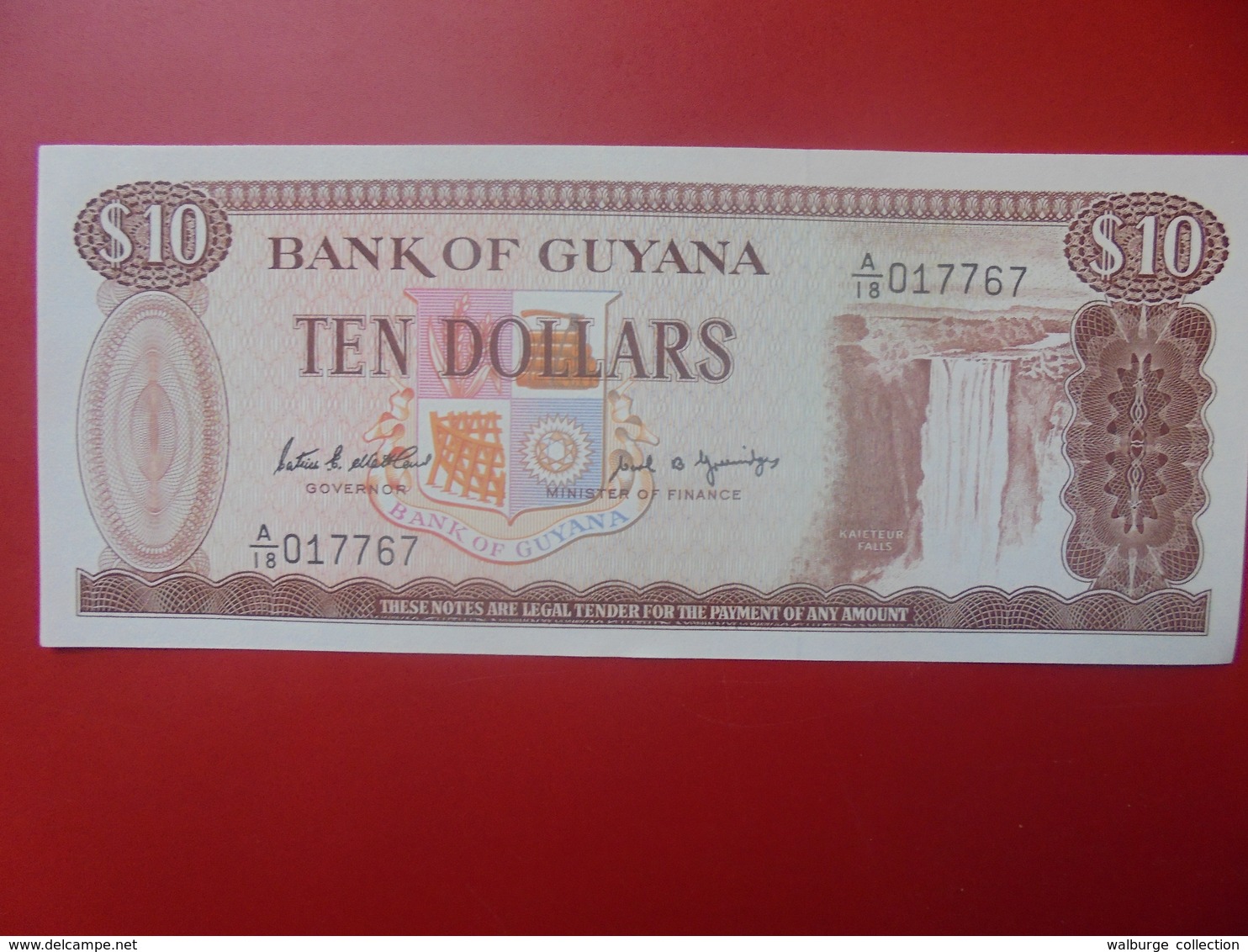 GUYANE 10$ 1966-1992 PEU CIRCULER/NEUF (B.5) - Guyana