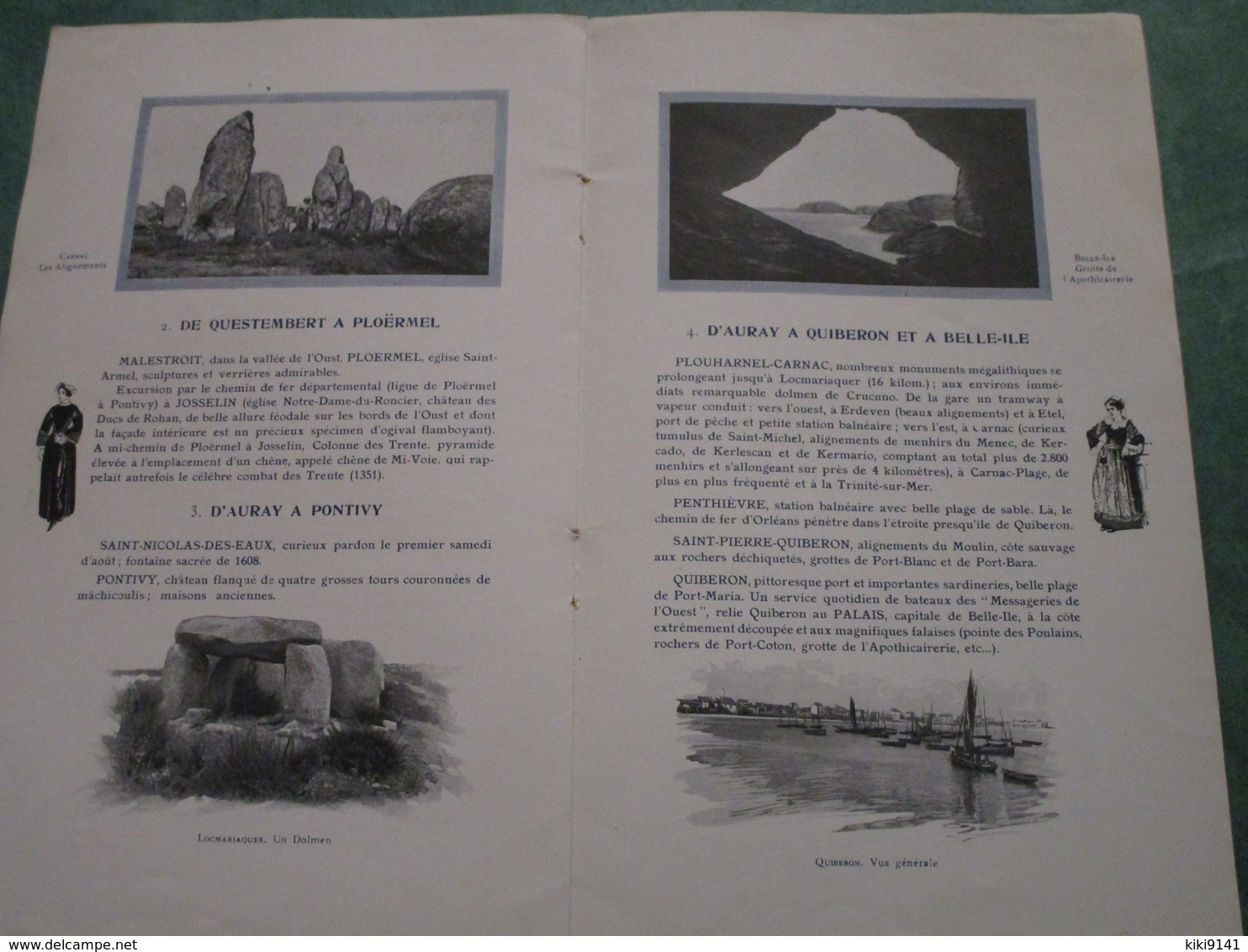 CHEMINS De FER De PARIS à ORLEANS - BRETAGNE Côté Sud (12 Pages Illustrées) - Chemin De Fer