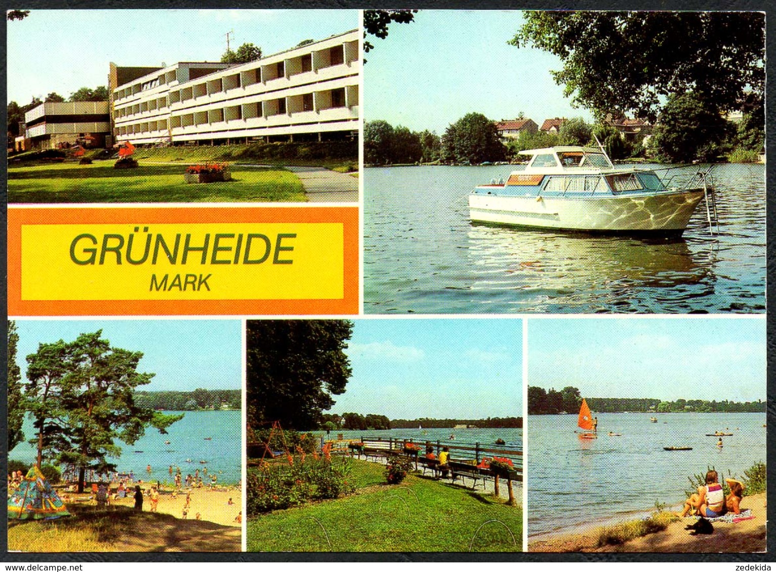 D3371 - TOP Grünheide Erholungsheim - Verlag Bild Und Heimat Reichenbach - Grünheide