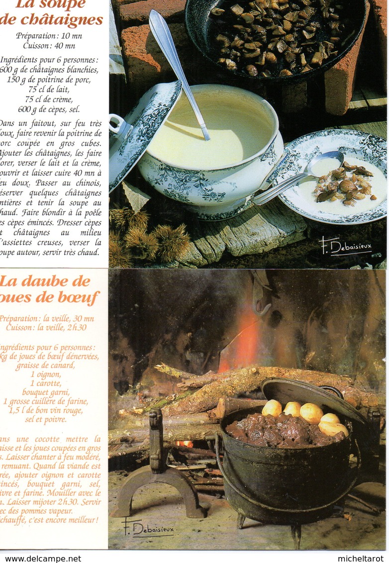 Recettes De Cuisine : Lot De 17 Cartes Neuves  Editions Debaisieux - Recipes (cooking)