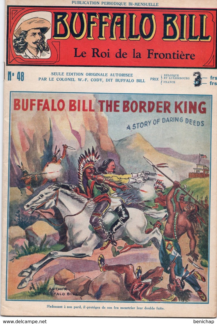 EO BUFFALO BILL N* 48 - LE ROI DE LA FRONTIERE - LE HEROS DU FAR-WEST -  EDITION ATLAS. - Adventure