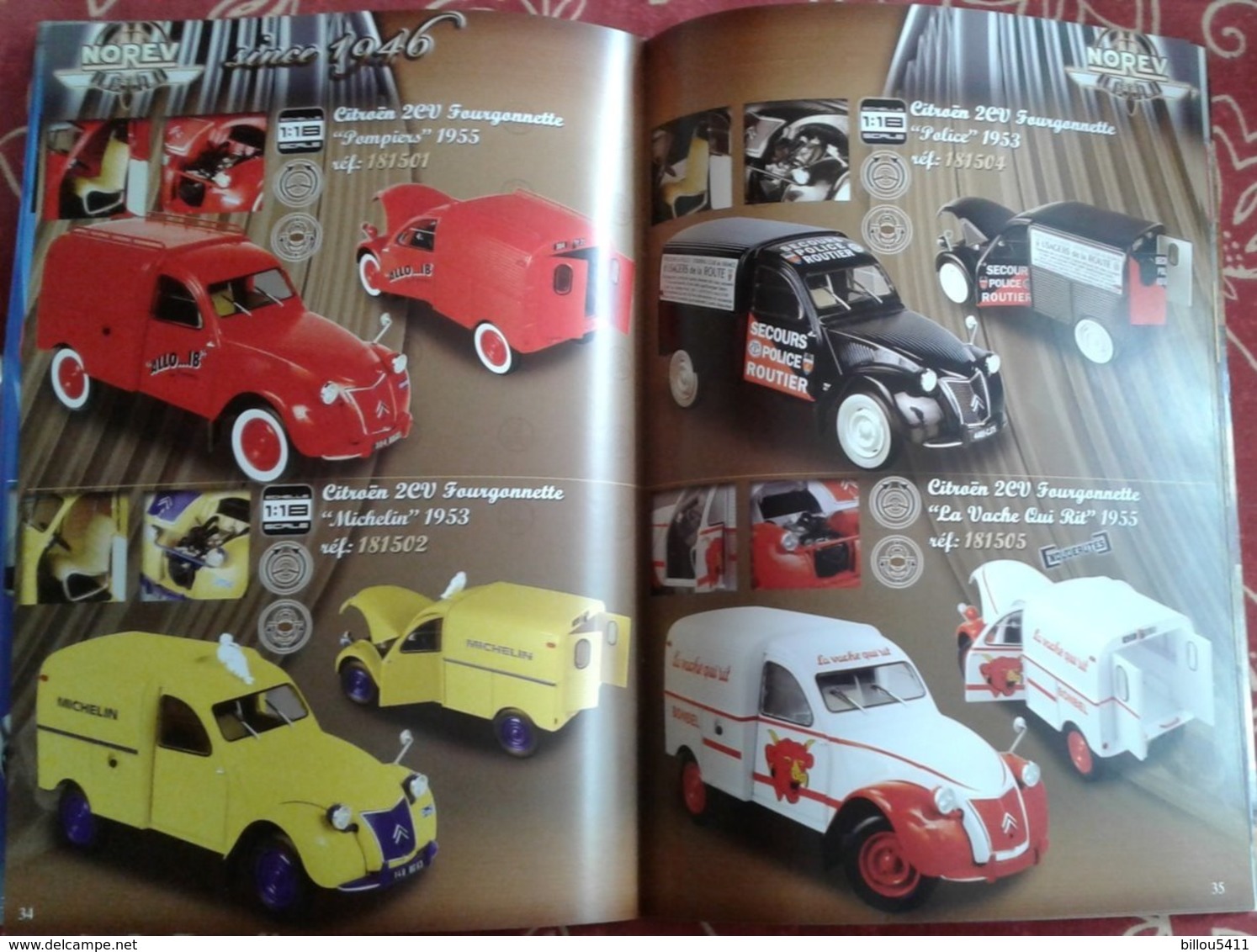 Catalogue NOREV 2007 : Peugeot ; Renault ;Simca ; Porsche  ; Etc