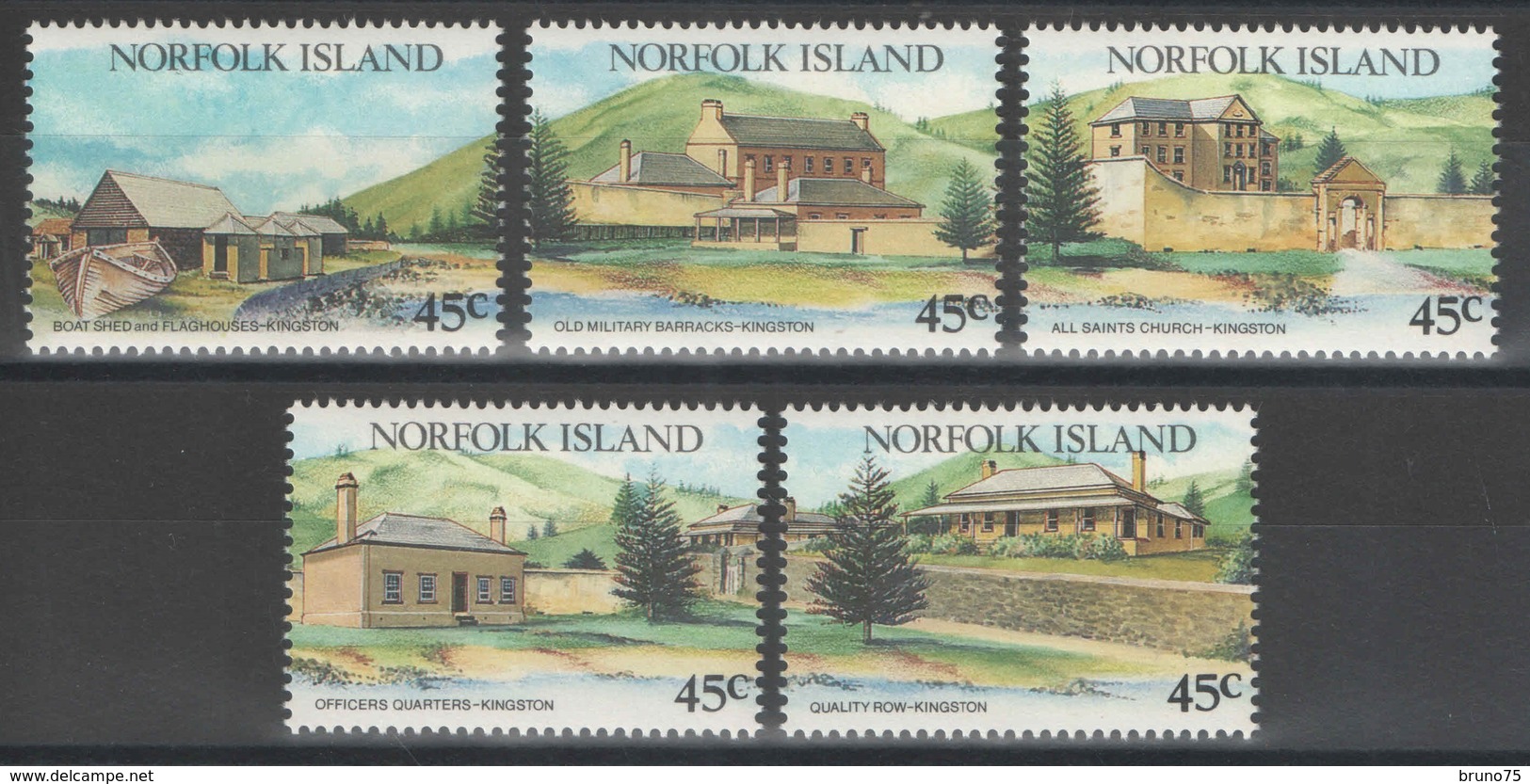 Norfolk - YT 526-530 ** MNH - 1992 - Kingston - Ile Norfolk