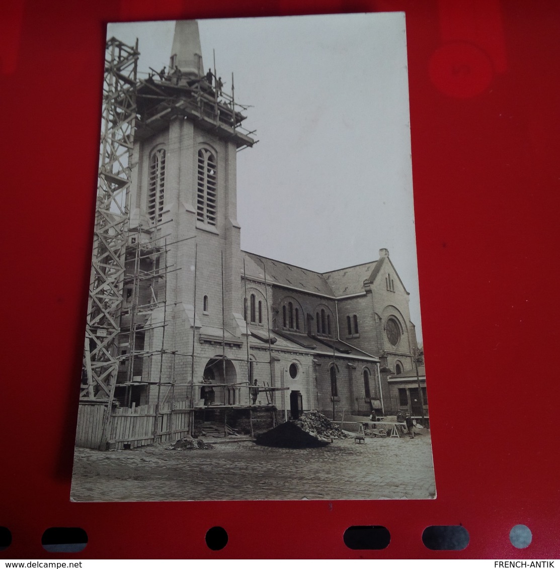 CARTE PHOTO SANNOIS SOUVENIR DE LA BENEDICTION DE L EGLISE 1935 - Sannois