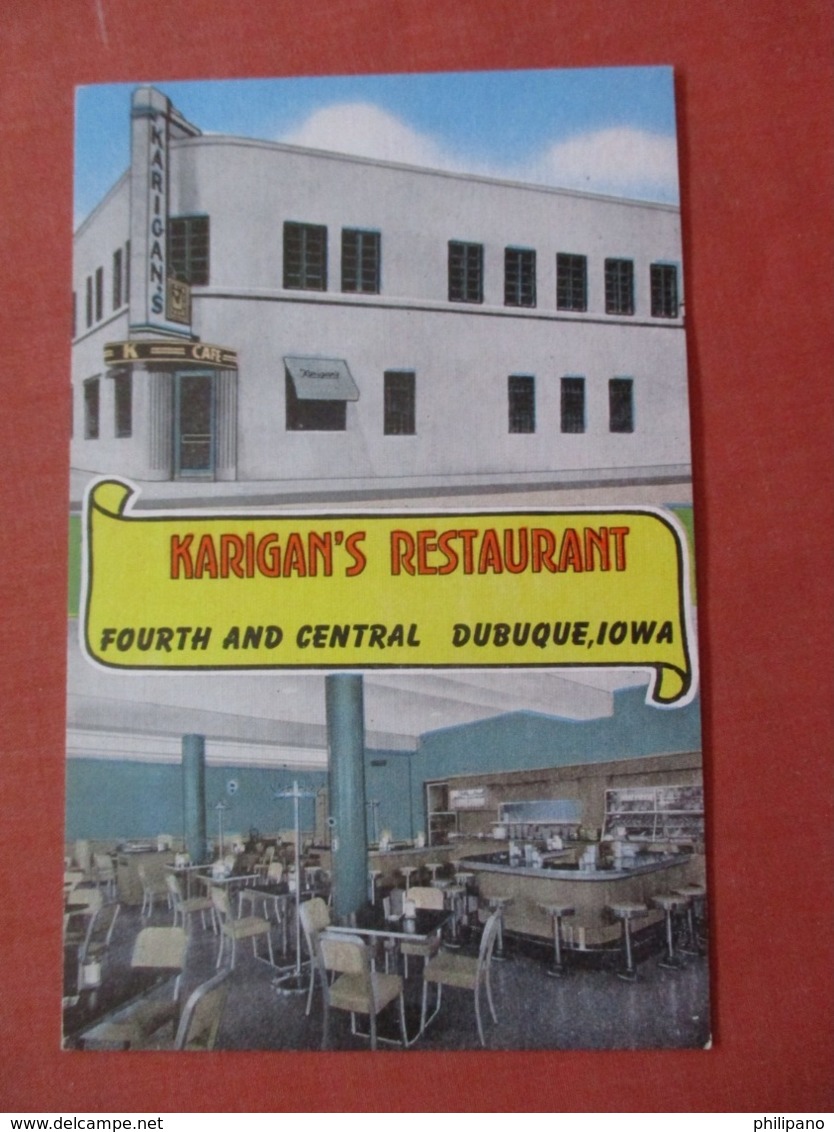 Karigan's Restaurant Iowa > Dubuque   Ref  3866 - Dubuque
