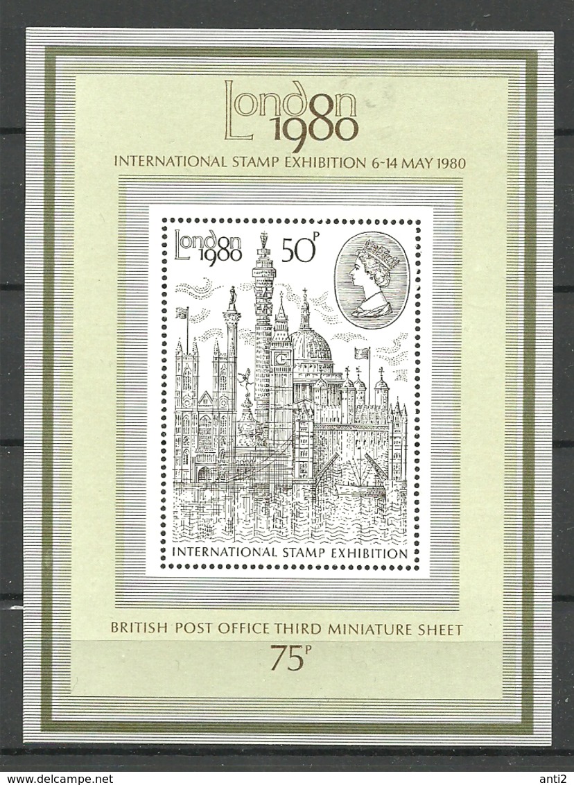 Great Britain 1980 Stamp Exhibition London '80, Mi Bloc 3, MNH(**) - Unclassified