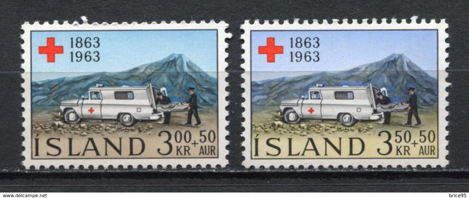 Islande - YT N° 330 Et 331 - Neuf Sans Charnière - 1963 - Unused Stamps
