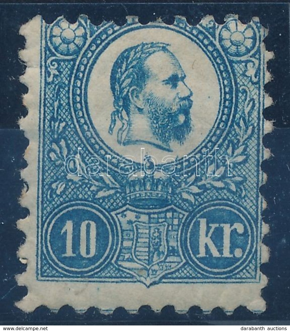 * 1871 Réznyomat 10kr  (100.000) (ráncok / Creases) - Other & Unclassified