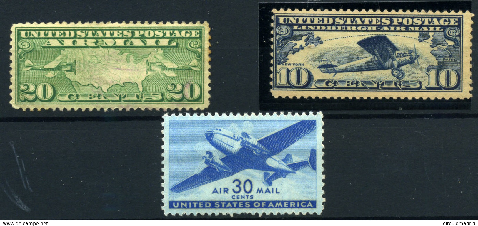 Estados Unidos (Aéreo) Nº 9/10, 31. Año 1926/44. - 1b. 1918-1940 Neufs