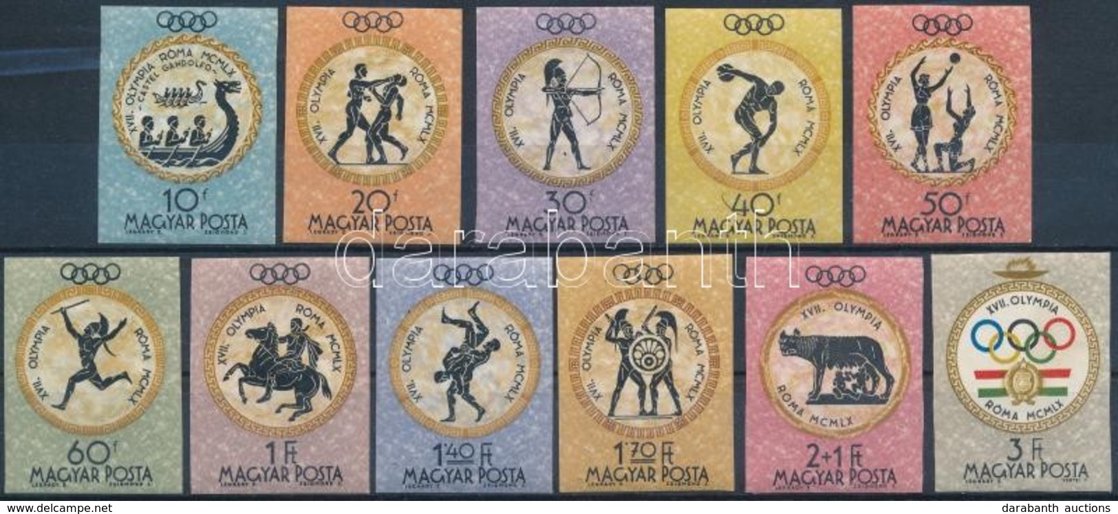 ** 1960 Olimpia III. Vágott Sor (4.000) - Otros & Sin Clasificación