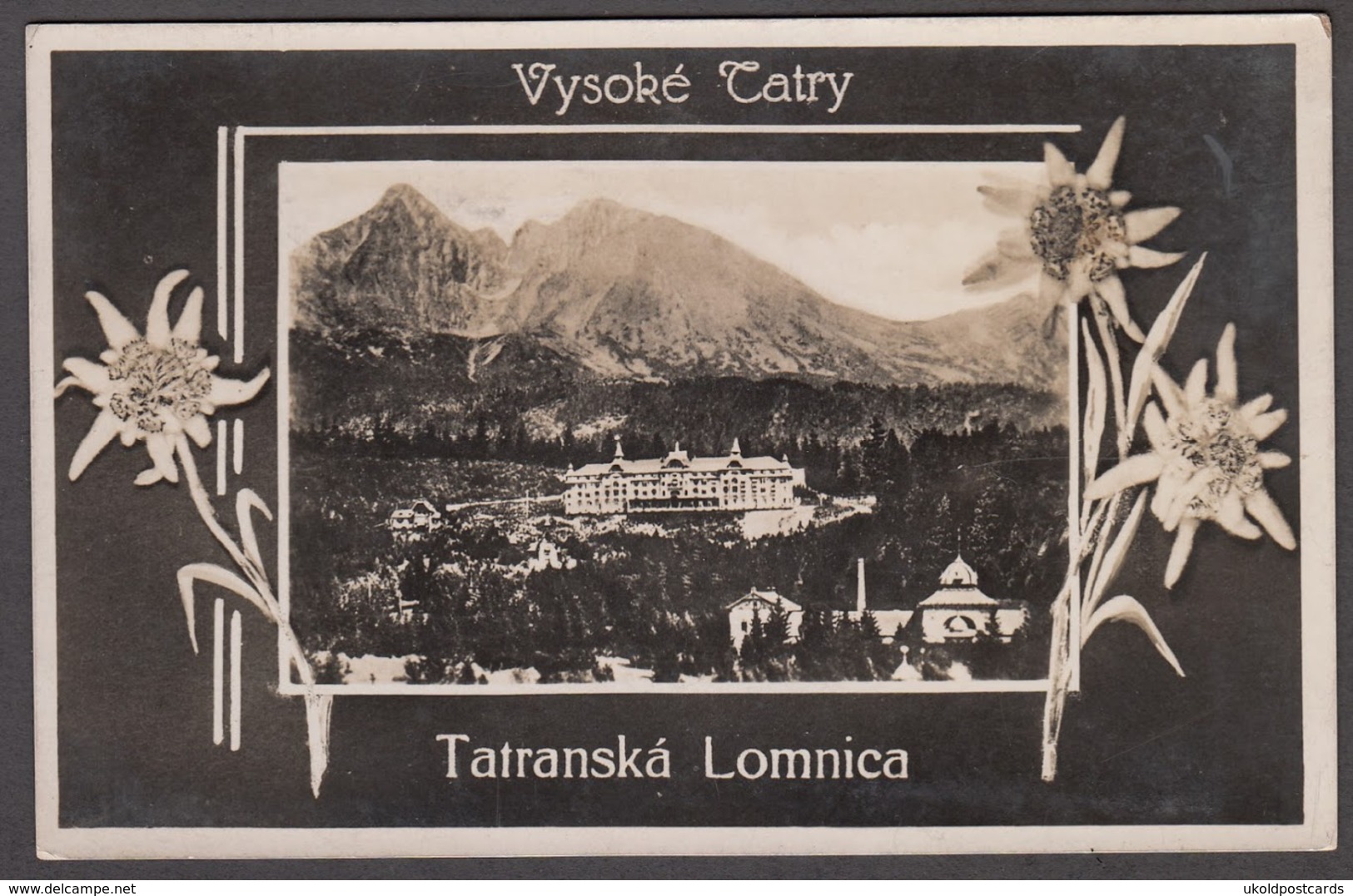 CPA Slovakia, TATRANSKA LOMNICA, Carte Photo, 1938 - Slovaquie