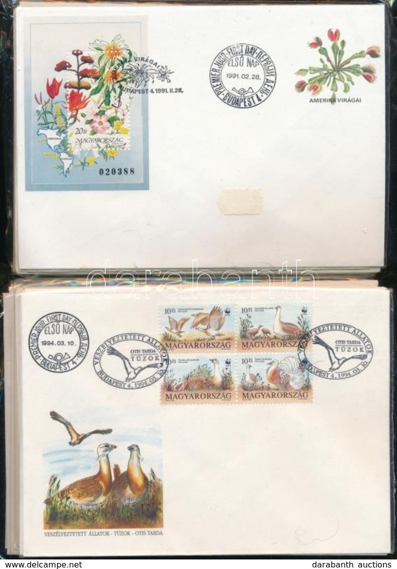 1980-1997 100 Db FDC Közte Alkalmi Borítékok Több Példányban + 10 Db Díjjegyes Alkalmi Levelezőlap - Otros & Sin Clasificación