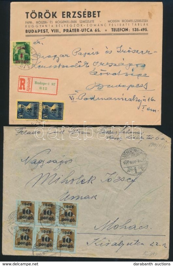 1945-1946 52 Db Inflációs Levél / 52 Inflation Covers - Otros & Sin Clasificación