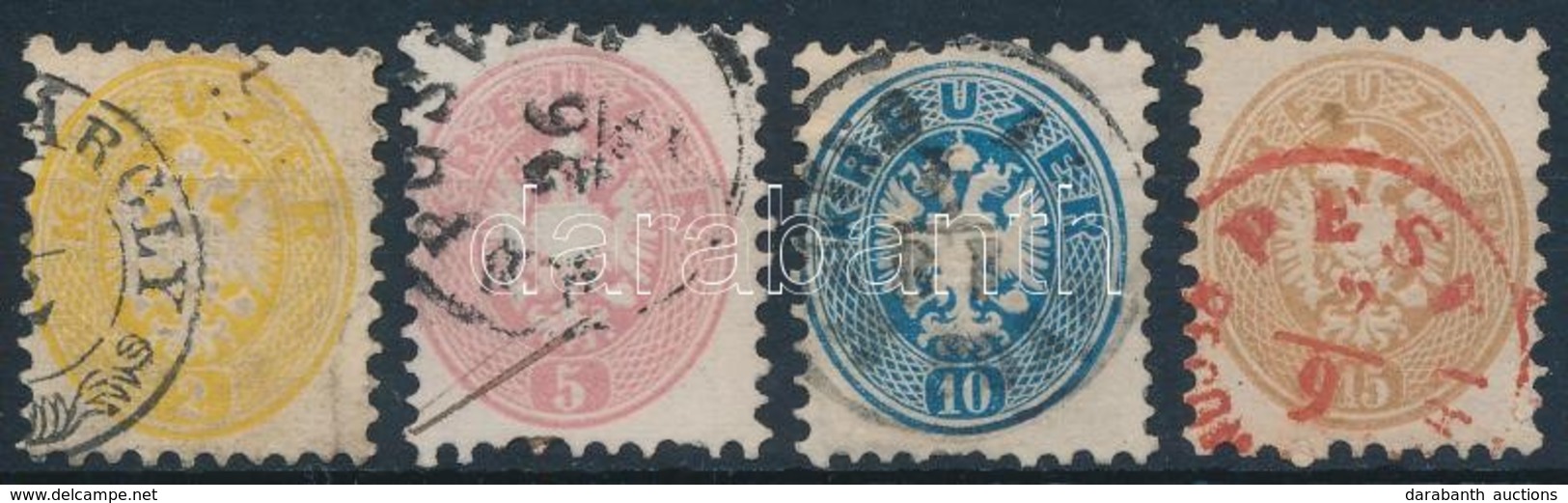 O 1864 2kr, 5kr, 10kr, 15kr - Otros & Sin Clasificación